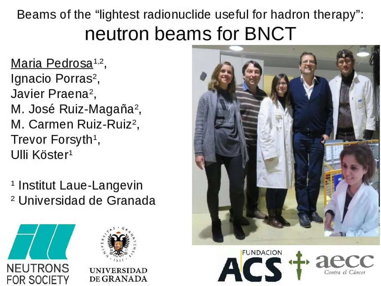 PPT-Beams of the “lightest radionuclide useful for hadron therapy”: