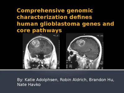 Comprehensive genomic characterization defines human