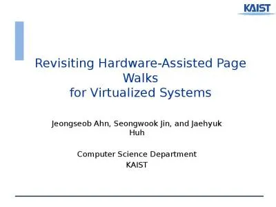 Revisiting Hardware-Assisted Page Walks