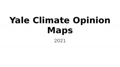 Yale Climate Opinion Maps