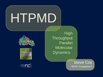 High Throughput Parallel Molecular Dynamics