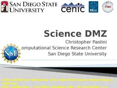 Science DMZ Christopher Paolini