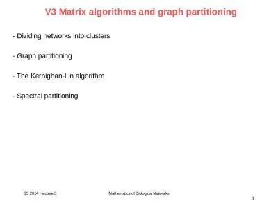 V3 Matrix  algorithms   and