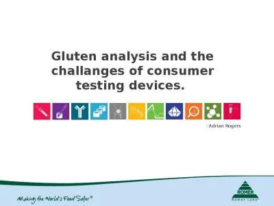 Gluten analysis and the