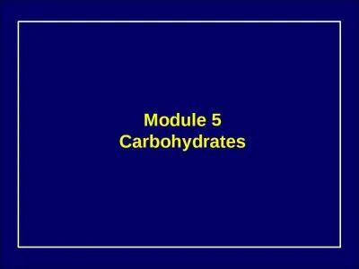 Module 5 Carbohydrates Muscles and their meridian relationship.