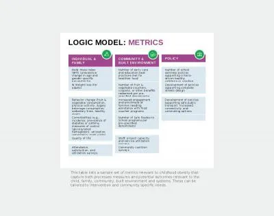 Logic Model:  Metrics Individual