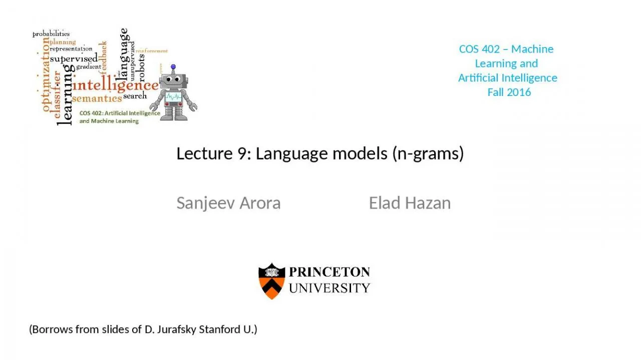 PPT-Lecture 9 : Language models (n-grams)