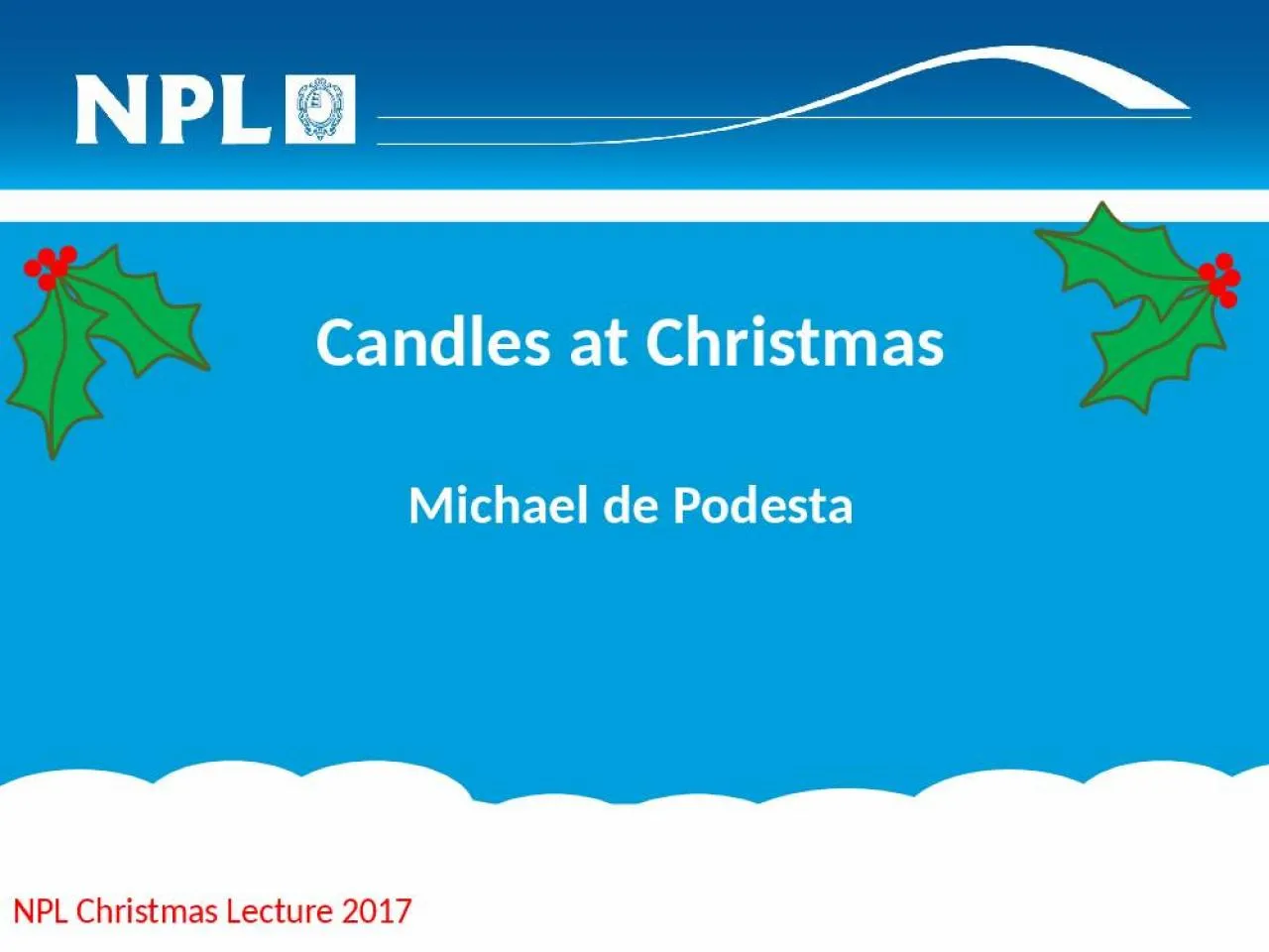 PPT-Candles at Christmas Michael de