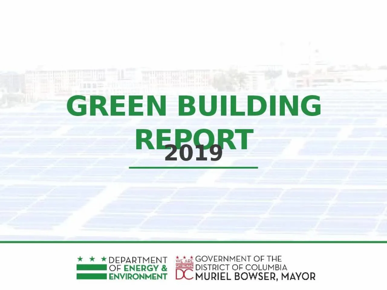 PPT-GREEN BUILDING REPORT 2019