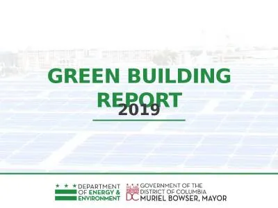 GREEN BUILDING REPORT 2019