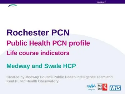 Rochester PCN Version 2 Public Health PCN profile