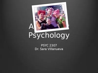 Adolescent Psychology PSYC 2307