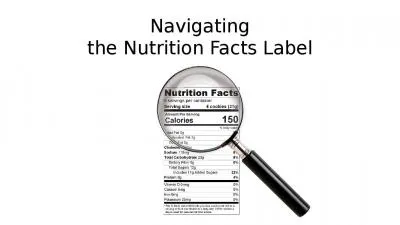 Navigating the Nutrition Facts Label