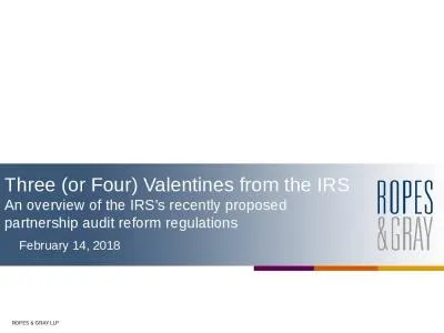 Three (or Four) Valentines from the IRS