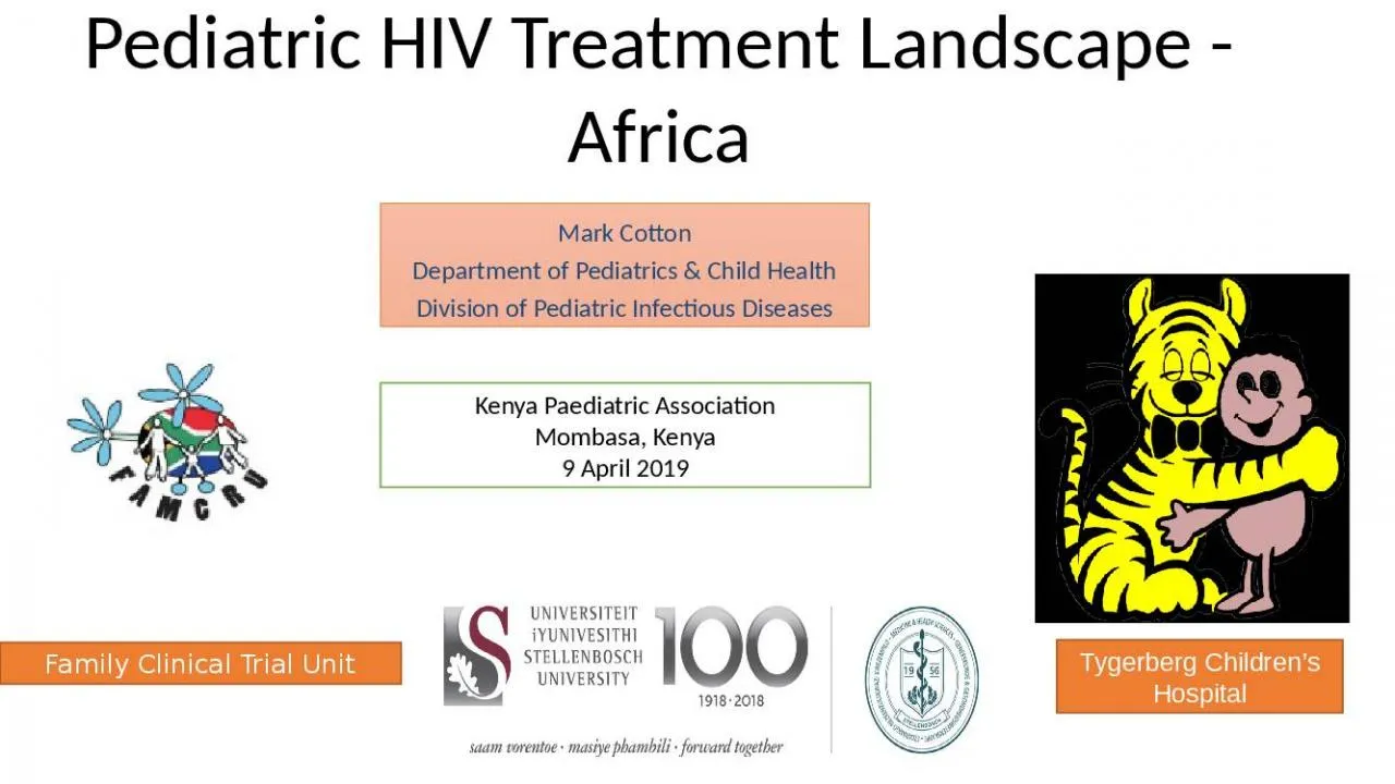 PPT-Pediatric HIV Treatment Landscape - Africa