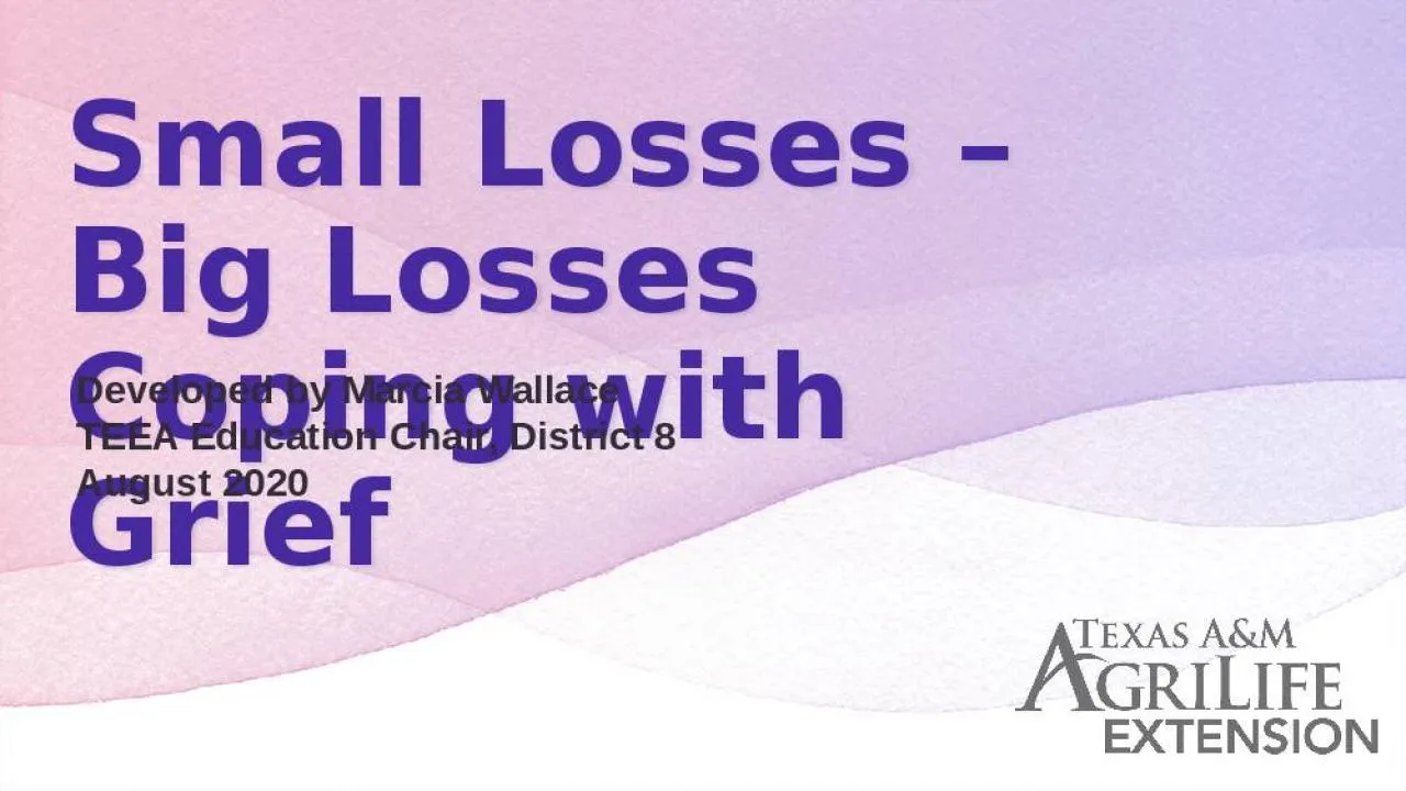 PPT-Small Losses – Big Losses