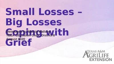 Small Losses – Big Losses