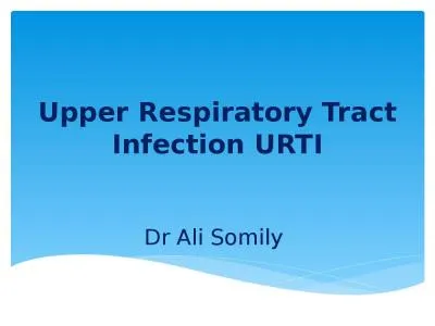 Upper Respiratory Tract Infection URTI