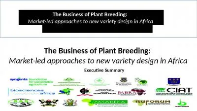 The Business of Plant Breeding: