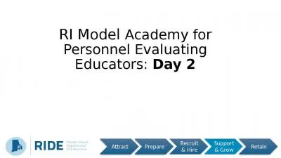 RI Model  Academy for Personnel Evaluating