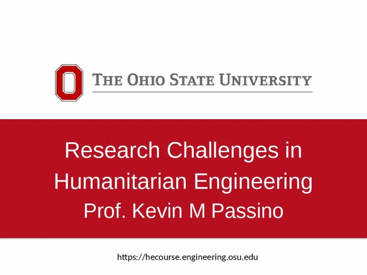 PPT-Research Challenges in Humanitarian Engineering