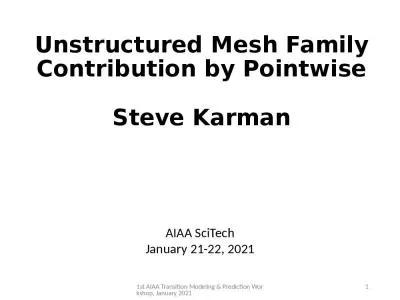 Unstructured Mesh Family Contribution by Pointwise