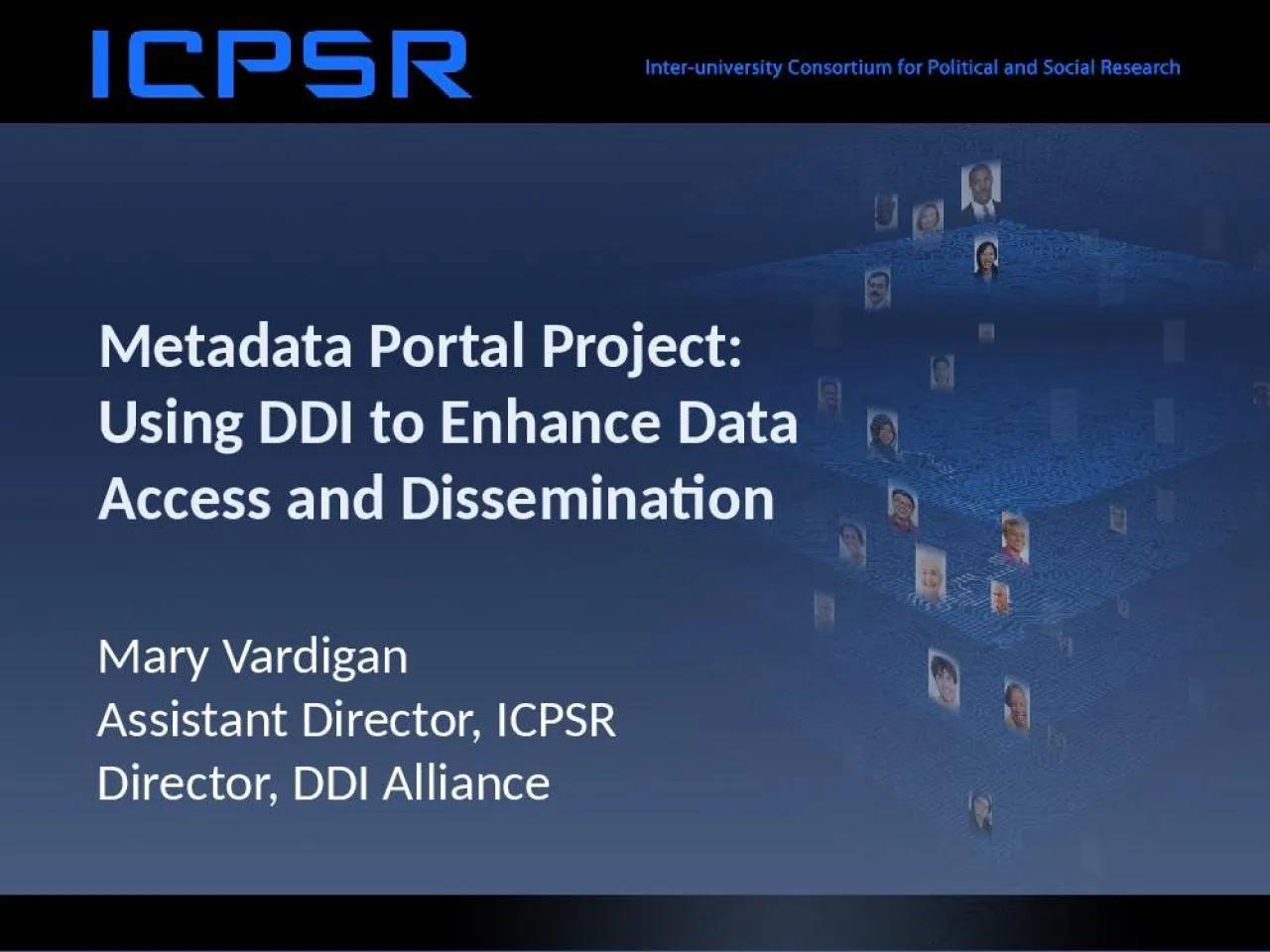 PPT-Metadata Portal Project: Using DDI to Enhance Data Access and Dissemination