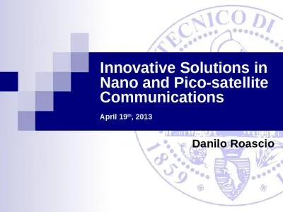 Innovative Solutions in Nano