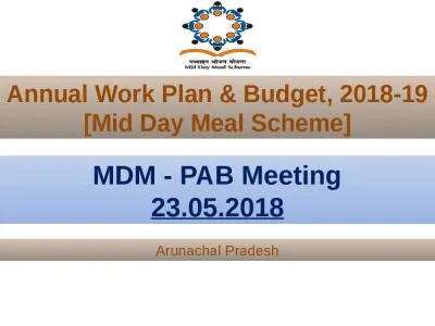 MDM - PAB Meeting 23.05.2018