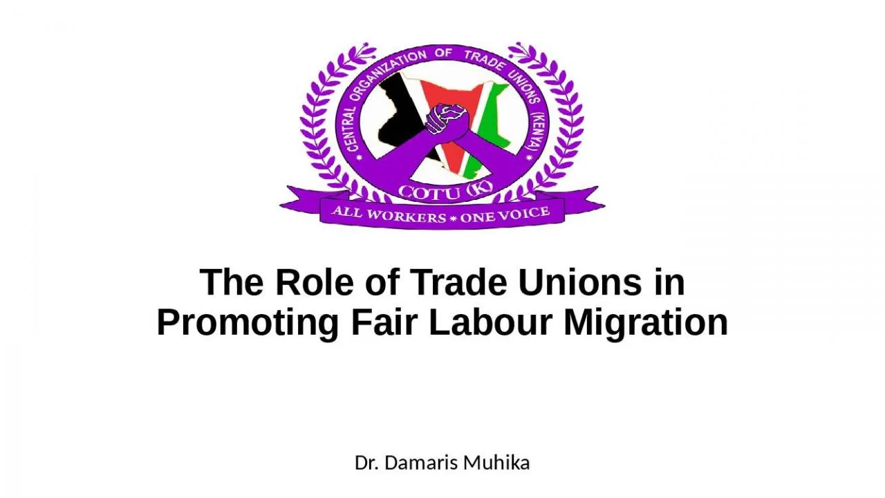 PPT-The Role of Trade Unions in