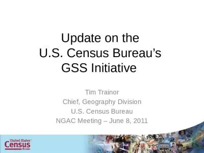 Update on the  U.S. Census Bureau’s