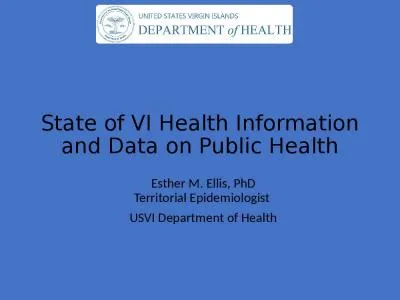 State of VI Health Information and Data on