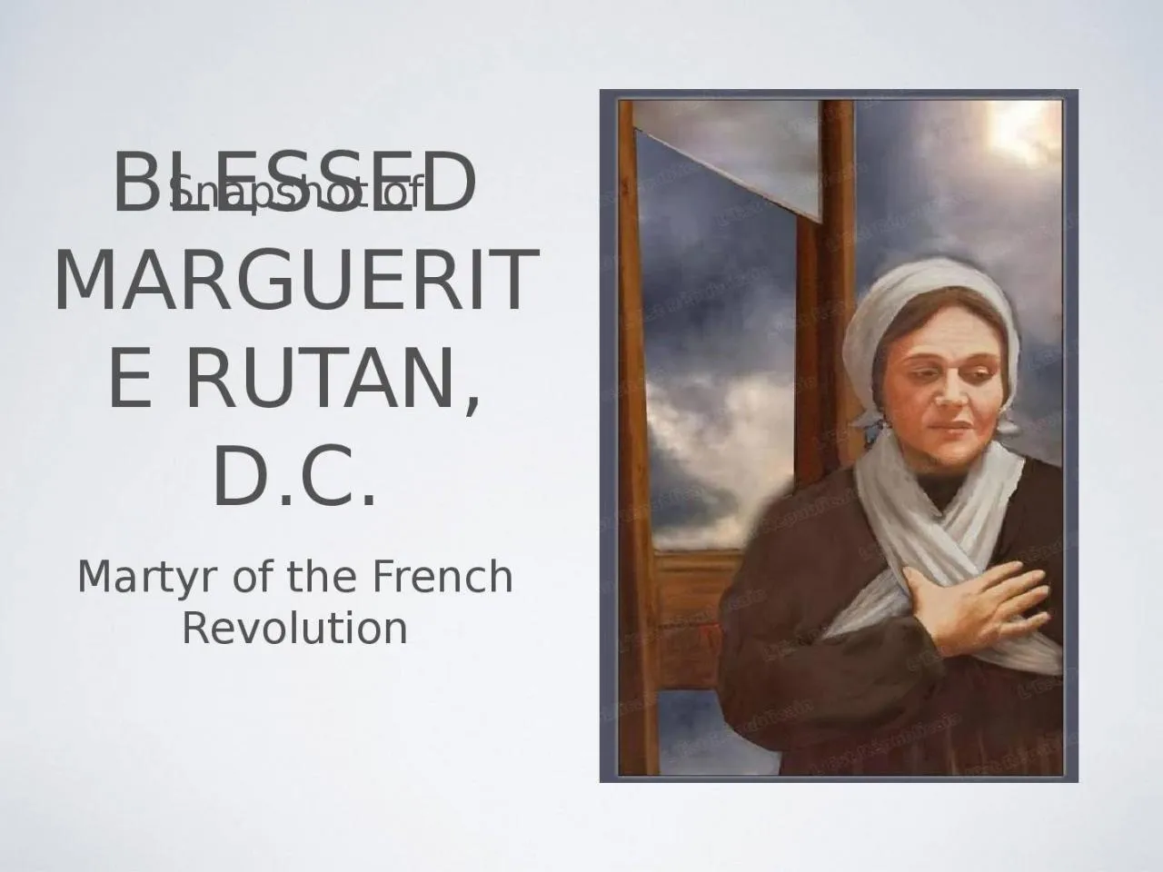 PPT-blessed marguerite Rutan, D.C.