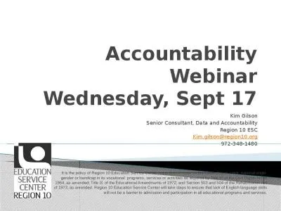 Accountability Webinar Wednesday, Sept 17