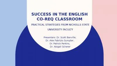 Success in the English  Co-Req Classroom