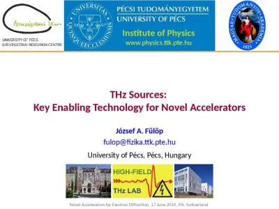 Novel   Accelerators   for