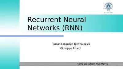 Recurrent Neural Networks (RNN)