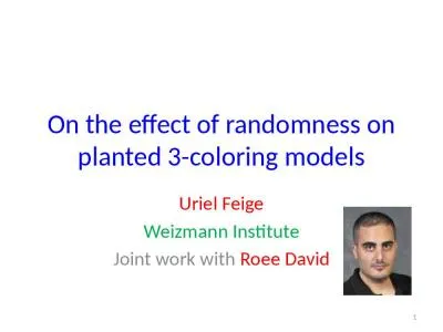 On the effect of randomness on planted 3-coloring models