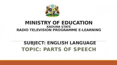 MINISTRY OF EDUCATION KADUNA STATE