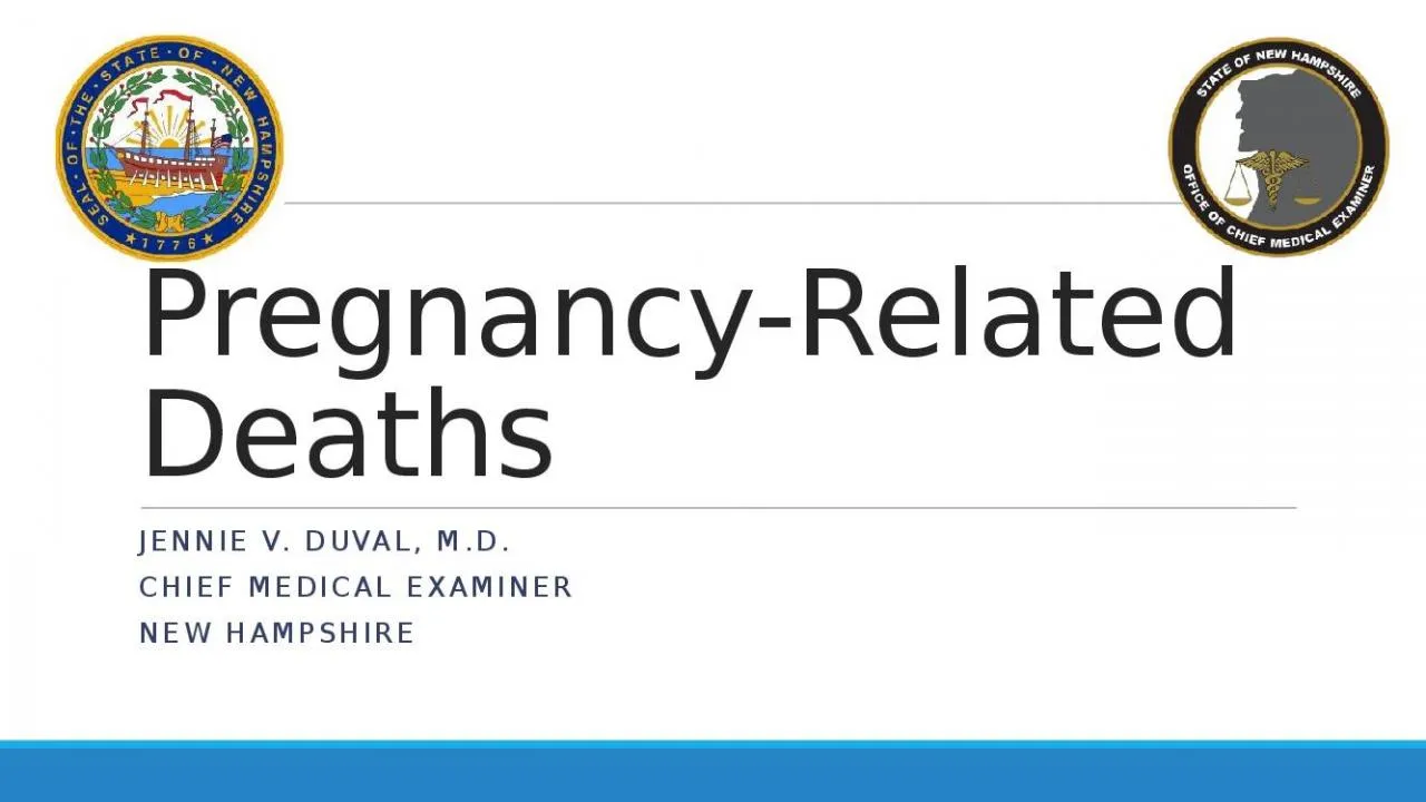 PPT-Pregnancy-Related Deaths