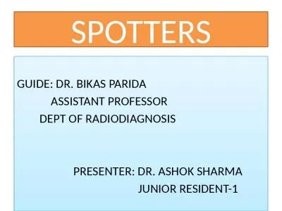 S POTTERS GUIDE: DR. BIKAS PARIDA