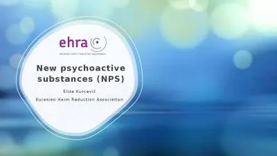 New psychoactive substances (NPS)