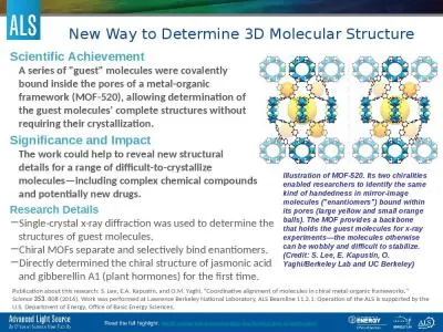 Publication about this research: S. Lee, E.A. Kapustin, and O.M. Yaghi, 