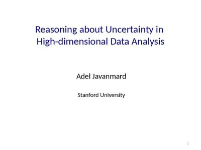 Reasoning about Uncertainty in