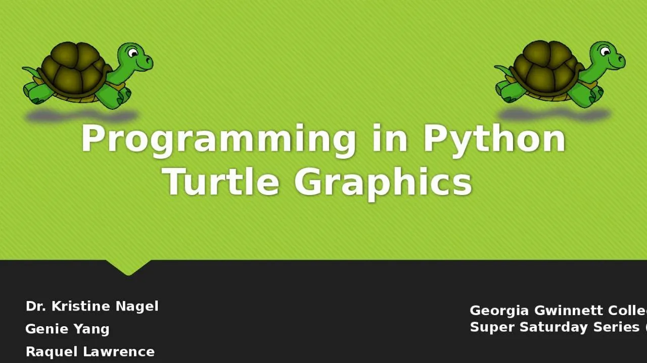 PPT-Programming in Python Turtle Graphics