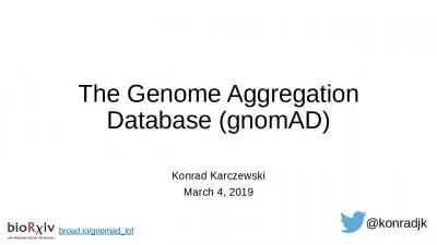 The Genome Aggregation Database (