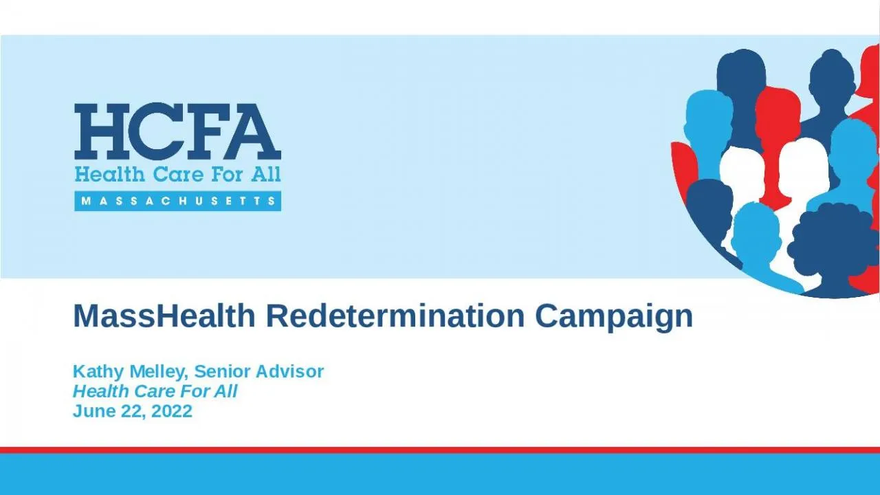 PPT-MassHealth Redetermination Campaign