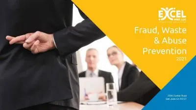 Fraud, Waste and Abuse Prevention