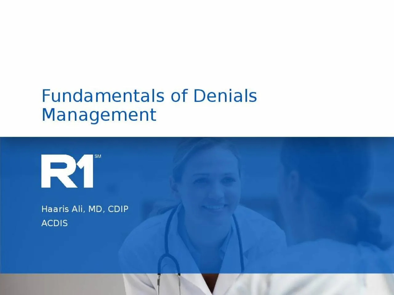 PPT-Fundamentals of Denials Management