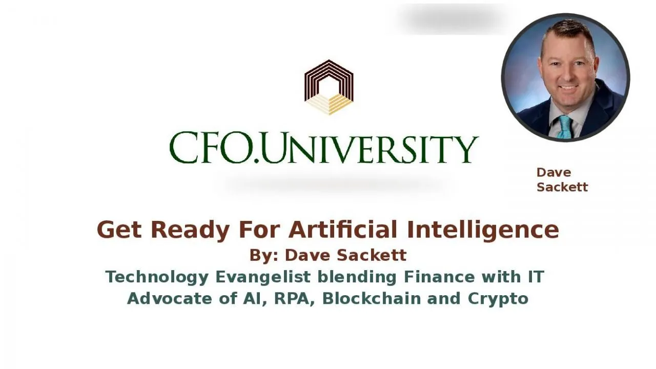 PPT-Get Ready For Artificial Intelligence